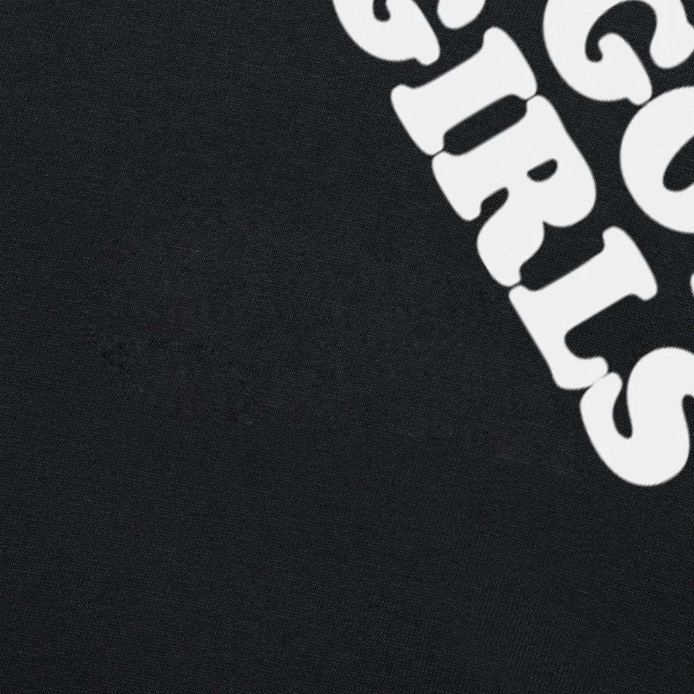 Funny I Love Goth Girls Red Heart T Shirts Tee Tops Round Neck Short-Sleeve Fashion Tshirt Clothing Casual Basic T-shirts