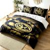 Club America 3pc Duvet Cover Set Simple Modern Bedding Set Wrinkle Resistant Soft Fabric All Season Use a Perfect Gift