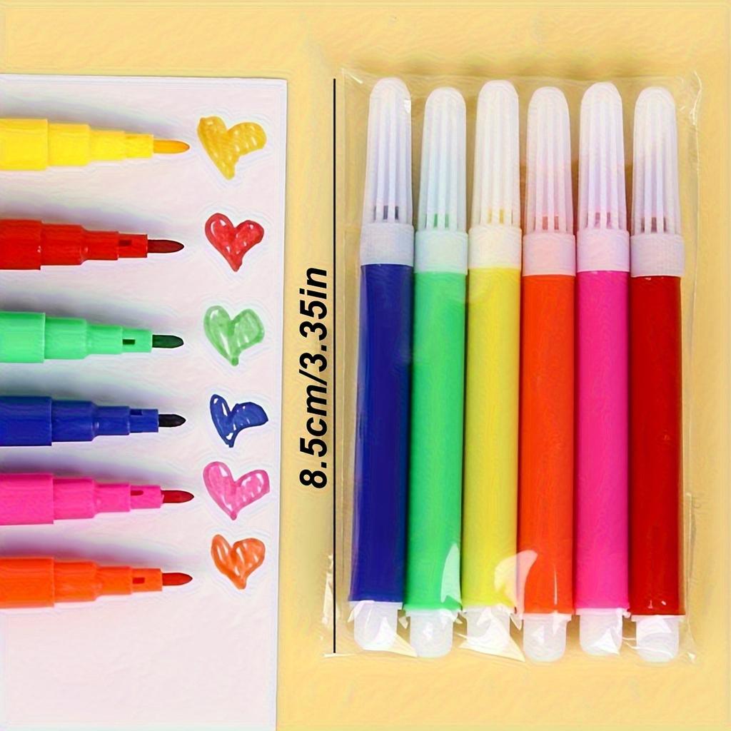 30/60pcs Mini Colored Markers Smooth Flow Vibrant Watercolor Pen Art Supplies Drawing Painting Tools Coloring Doodling ZSY
