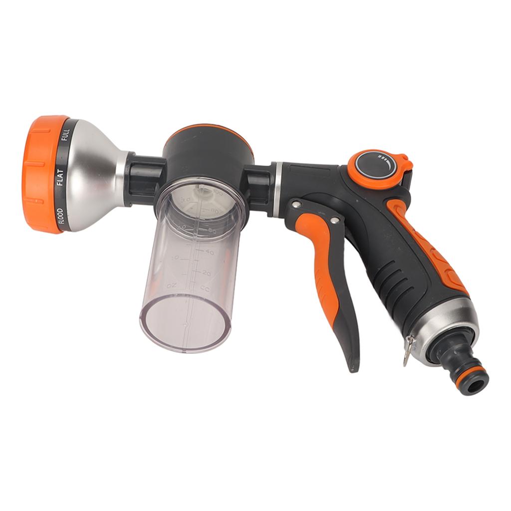 Zahradní zalévací pěnový postřikovač Vysokotlaký multifunkční stroj na postřik vody s 8 režimy pro