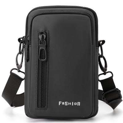 Men's Small Bag Business Multi-Layer Waterproof Shoulder Bag Mobile Phone Bag