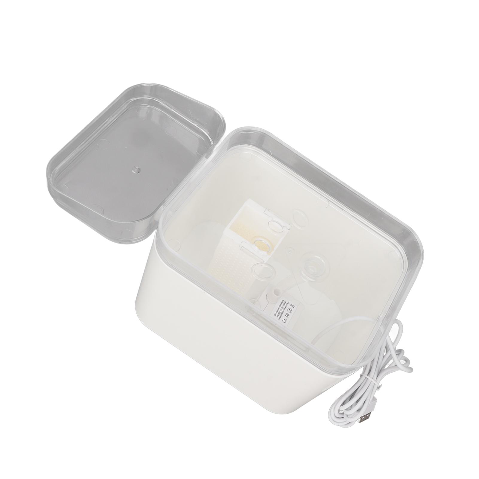 

Фонтан для води для котів Розумний Тихий Автоматична Циклічна Фільтрація 2 в 1 Диспенсер для води для домашніх тварин з мискою для котів Домашніх тварин Собак білий