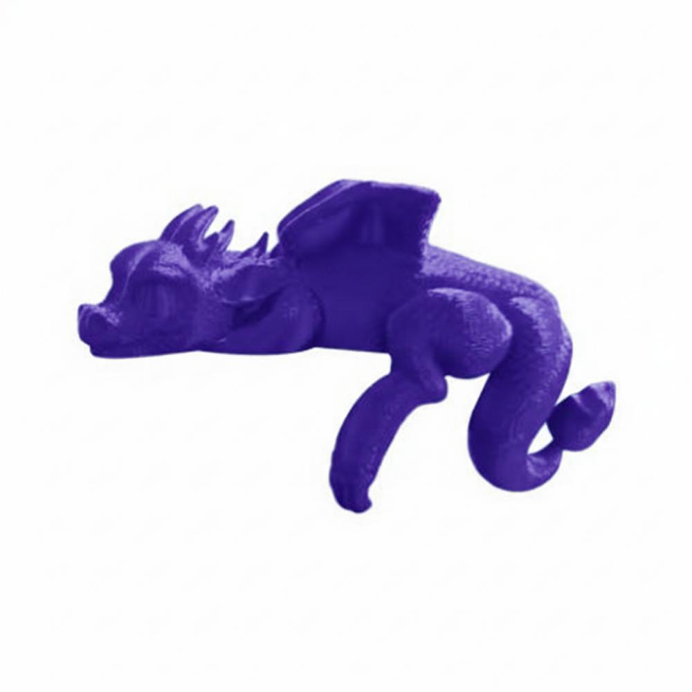 

Decorative Sleeping Dragon Bookshelf Plastic Dragon Figurine Dragon Ornament Fantasy Enthusiasts фіолетовий