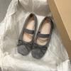 Fashion lightweight retro ballet style shallow mouth single shoes women's 2025 new spring and autumn skirt French Mary Jane shoes