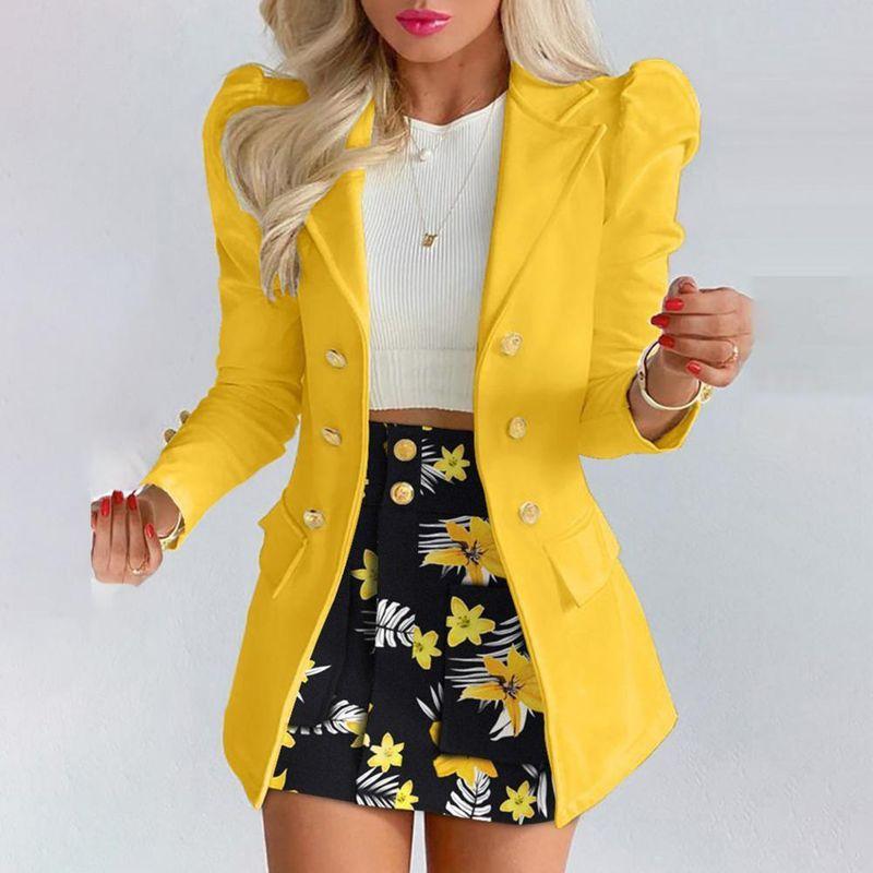 Autumn New European and American Style Skirt Long Sleeve Suit Suit