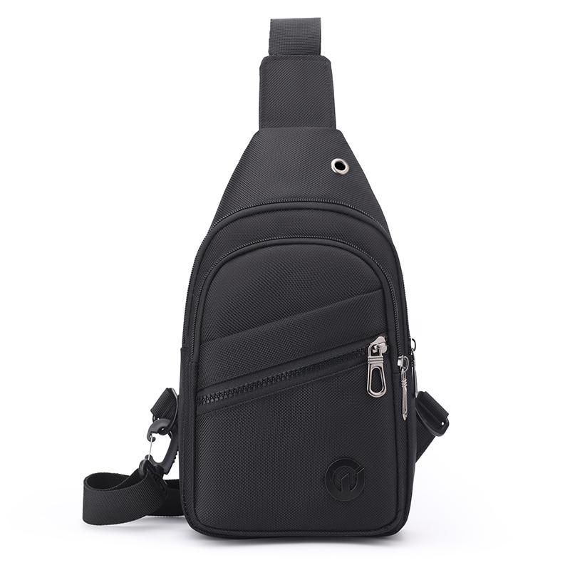 Chest Bag Men's Multifunctional Crossbody Shoulder Bag Large Capacity Nylon Men's Bag