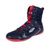 Hot Selling High Top Support High-quality Wrestling Shoes Anti Slip Competitive Breatha Boxing Shoes Training Soft Sports Shoes