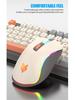 Silver Fox K820 Three-Color Backlit Russian Gaming Wired Keyboard & Mouse Set