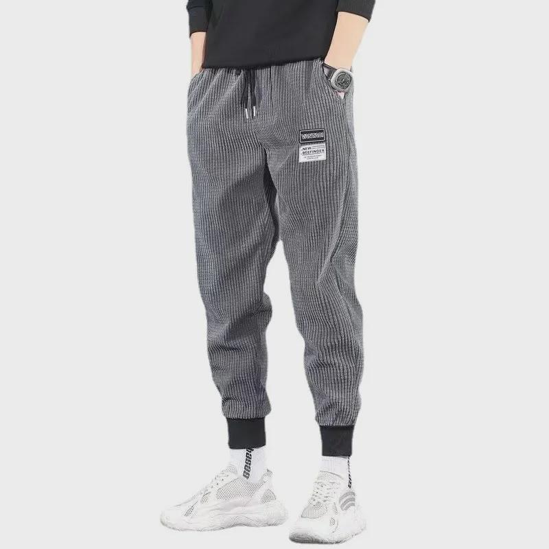 Men's Winter Velvet Corduroy Harem Pants - Thick, Loose, and Stylish