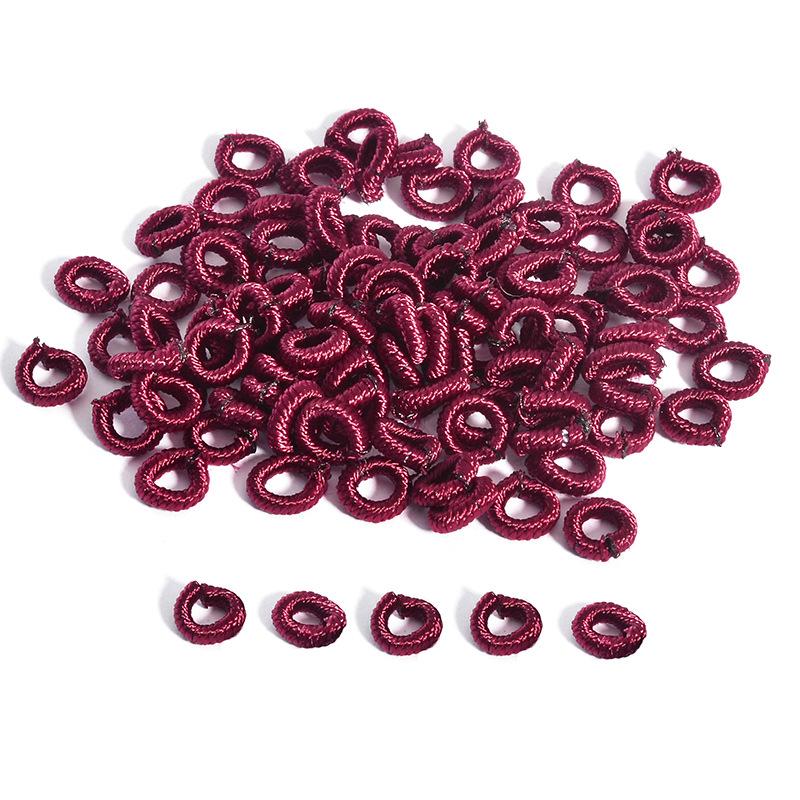 Renkli Spiral Düğüm Kendin Yap Bileklik Malzemeleri: Kırmızı El Yapımı Dokuma İp, Örgülü Halat Aksesuarlı