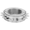 Bike Freewheel 16T Soft Sound Rotation Wear Resisting Rust Proof Durable Cycling AccessoryElectroplated Silver
