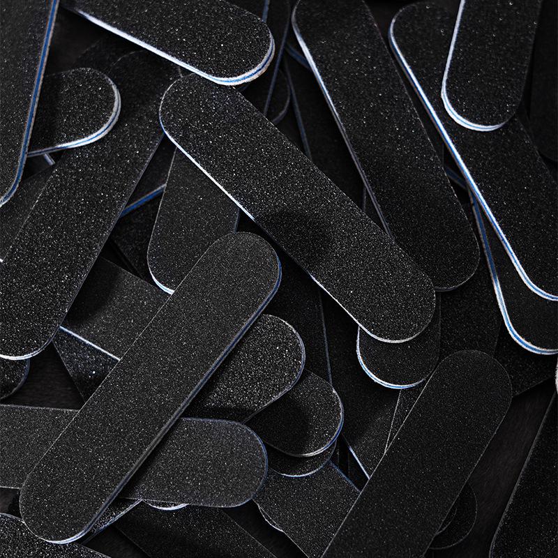 

Black Double-Sided Mini Nail File for Shaping and Sanding