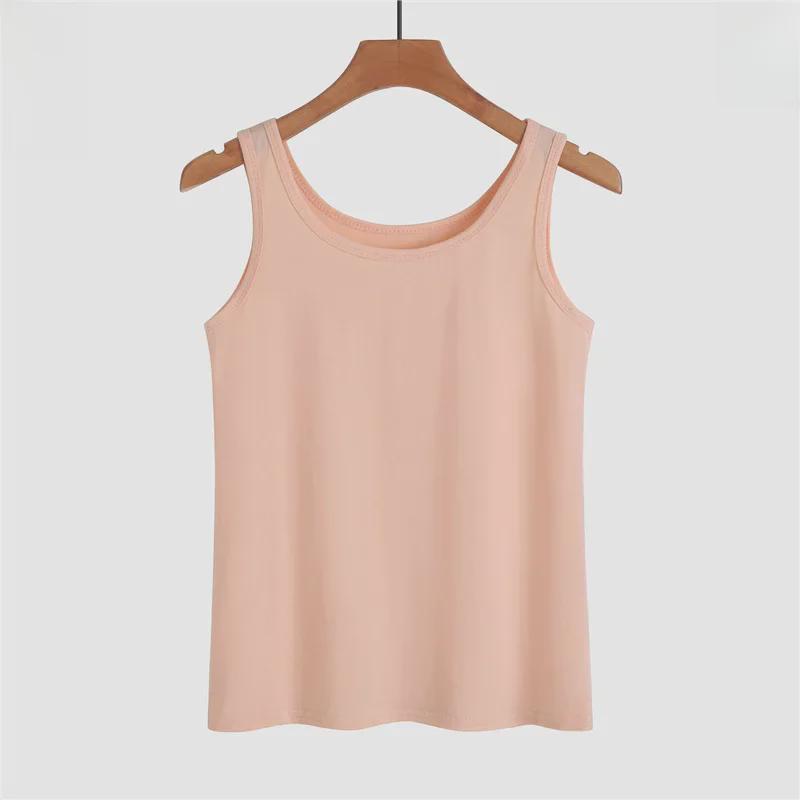 

Женская хлопковая майка без рукавов - стильный летний топ с красивым дизайном спины, облегающий крой XL [57.5-67.5 kg]