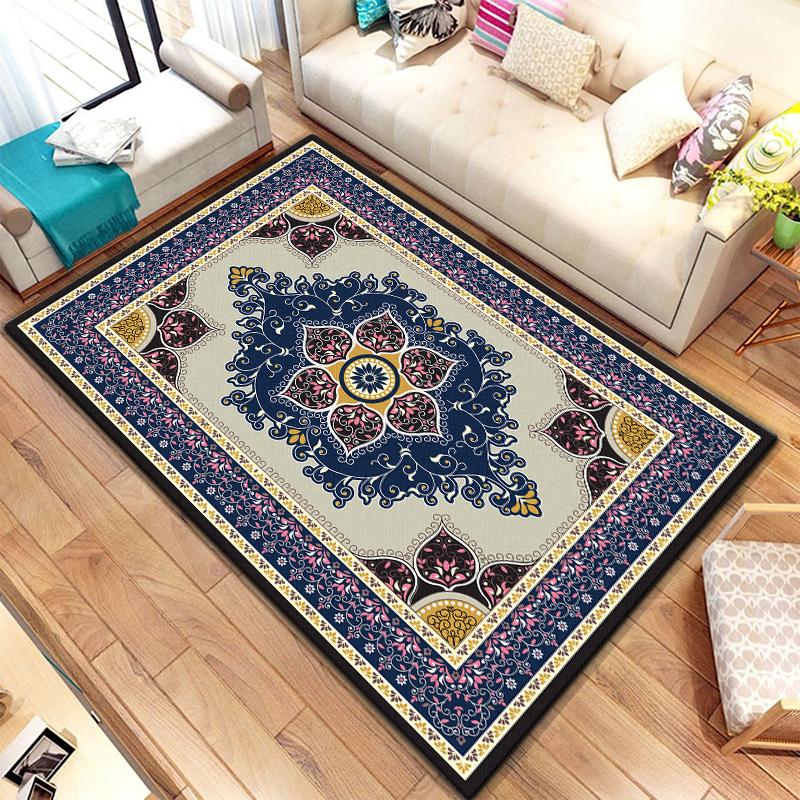 European Style Printed Pattern Non-slip Rug Baby Play Crawl Floor Yoga Mat Living Room Carpet Decoration Tapestry alfombrilla