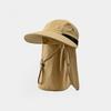 Waterproof Neck Flap Sun Hat Breathable UV Protection Cap Full Face Coverage Hat  Camping