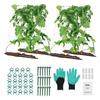 A-Frame Cucumber Trellis 35" x 55" Foldable Metal Garden Trellis