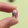 30/50/100pcs resin large hole bead sparkling bead, large hole spacer bead European craft bead, DIY necklace bracelet jewelry production