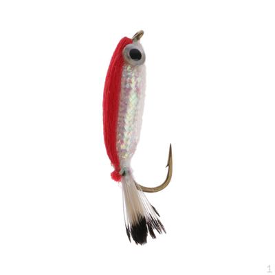 Anzuelos de pesca con mosca atados a mano que se hunden en húmedo para lubina, salmón, carpa y arenque