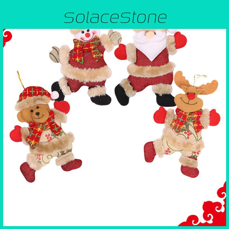 Adorable Christmas Tree Accessories Doll Set For Festive Decoration
