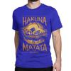 Camisetas para Hombre Mujer El Rey León Impresionantes Camisetas de Algodón Manga Corta Live Action Hakuna Matata Atardecer Camisetas Ropa