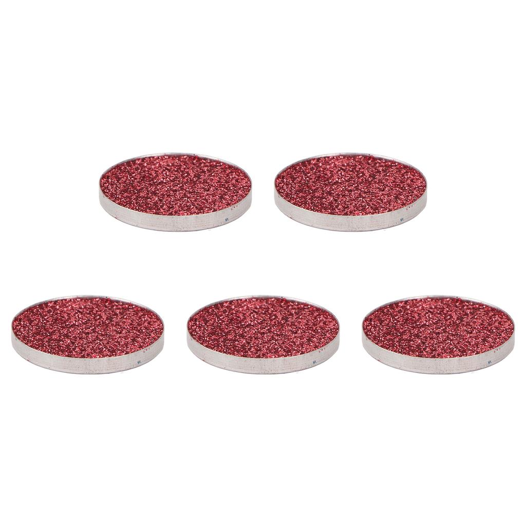 5Pcs Single Eyeshadow Compact Long Lasting DIY Single Color Eyeshadow for Eye Makeup Supplies J14