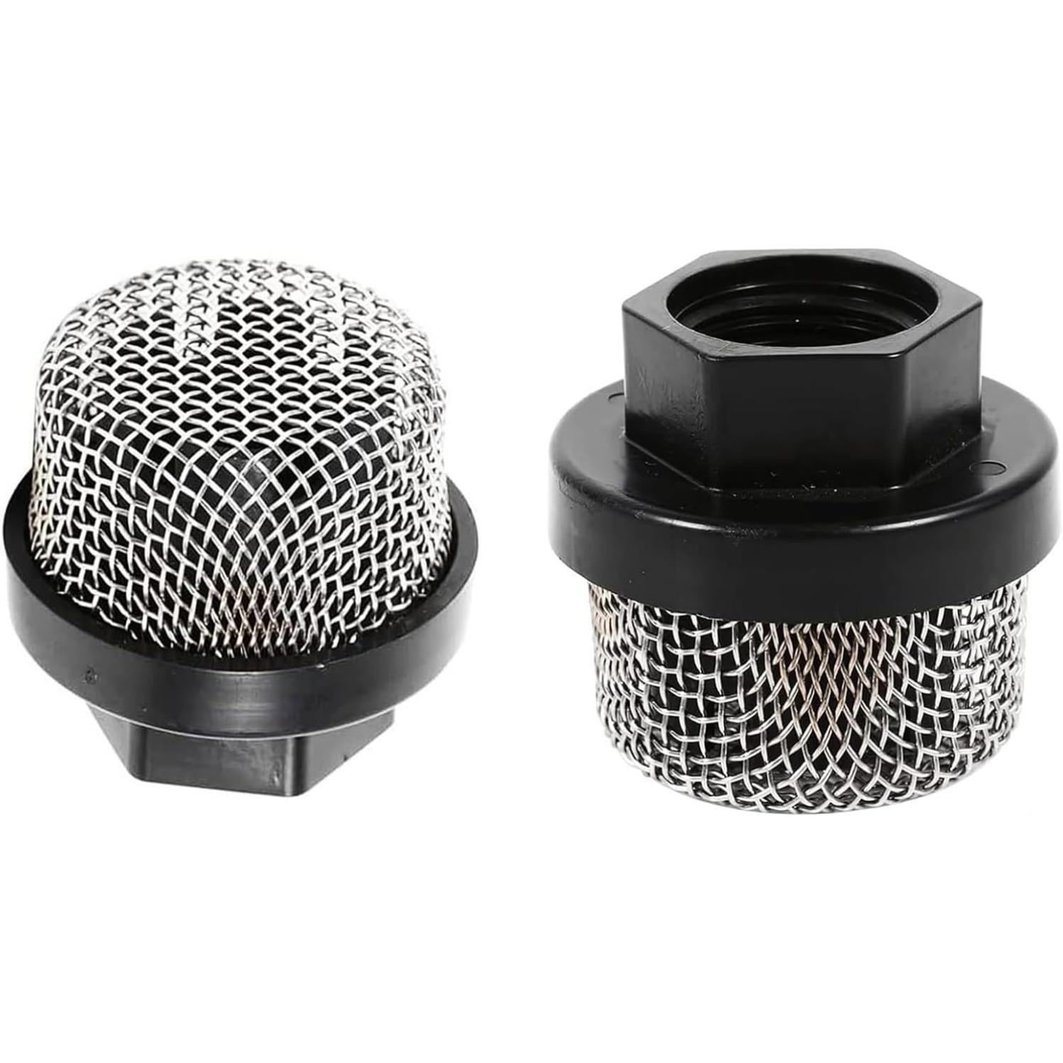 

7/8inch UNF Inlet Strainer Screen Mesh Compatible with Graco 246385 for 390 490 390PC Ultra 395 495 595 Airless Paint Spray Guns Ultra Max 695 Lo-Boy, чорний