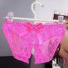 Women's Lace Bow Seamless Open Crotch Panties: Sexy, Hot, and Breathable