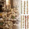 Multicolor Artificial Maple Leaf Garland Mini Pumpkin Hanging Garland Harvest Festival Ornament