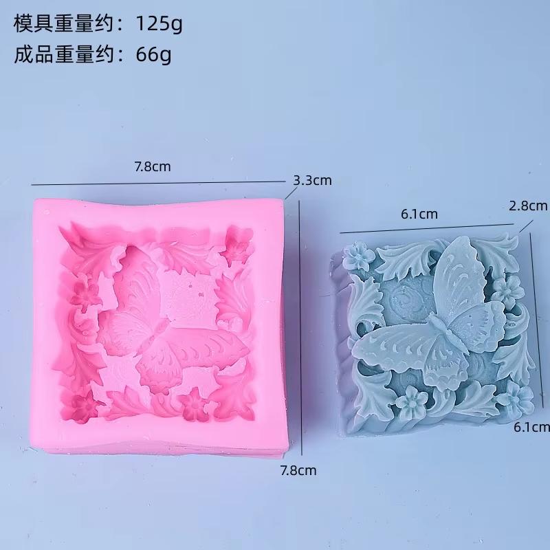 Schmetterling Aromatherapie Kerze Silikonform DIY Silikon Kuchenform Gips gießen Dekorative Schmuck Silikon Neuprodukt