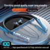 Neckband Bluetooth Sports Gaming Headphones with Digital Display and Extended Battery Life Compatible with All Brands