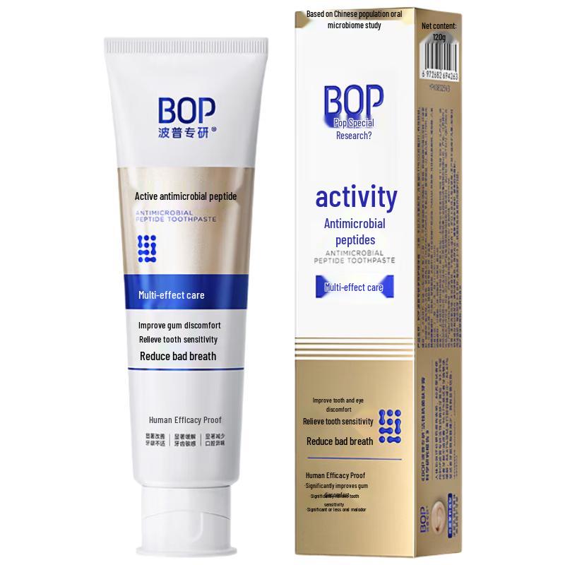 bop Active Antimicrobial Peptide Multi-Effect Toothpaste