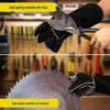 Durable Cowhide Heat-Resistant Welding and BBQ Gloves for Outdoor Use