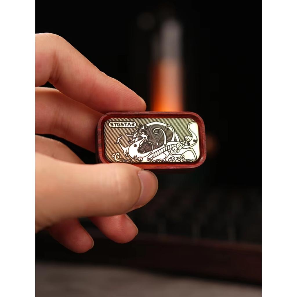 Magnetic EDC Finger Toys Mahogany Push Cards Stress-relieving Sliders Fidget Spinners DDHD Tools Gifts for Boys