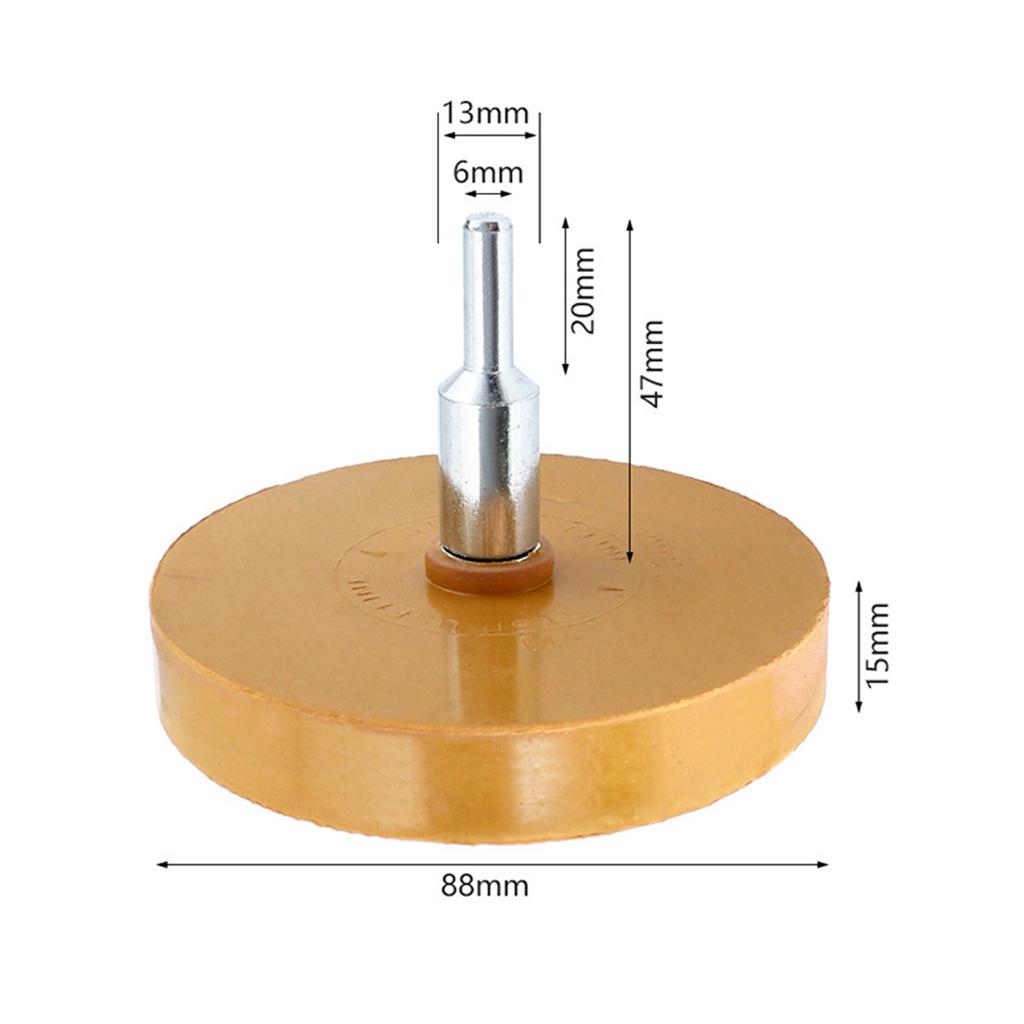 88mm Rubber Eraser Wheel Pad Practical Car Polish Auxiliary Tool Rubber Disk Decal Eraser Wheel Car Sticker Remover Sign