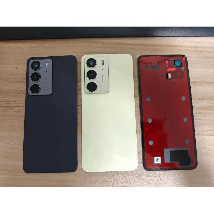 Für realme C75 Rückseite Akkuabdeckung Tür Hinteres Glas Gehäuse Ersatz Akkuabdeckung