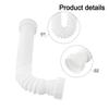 Adaptable Under Sink Configuration Leak Proof Installation Sink Drain Pipe Stretchable Length Water Leak Barrier