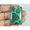 30X45X09 MM Natural Green Malachite Octagon Cabochon Loose Gemstone 199Cts. C-1694