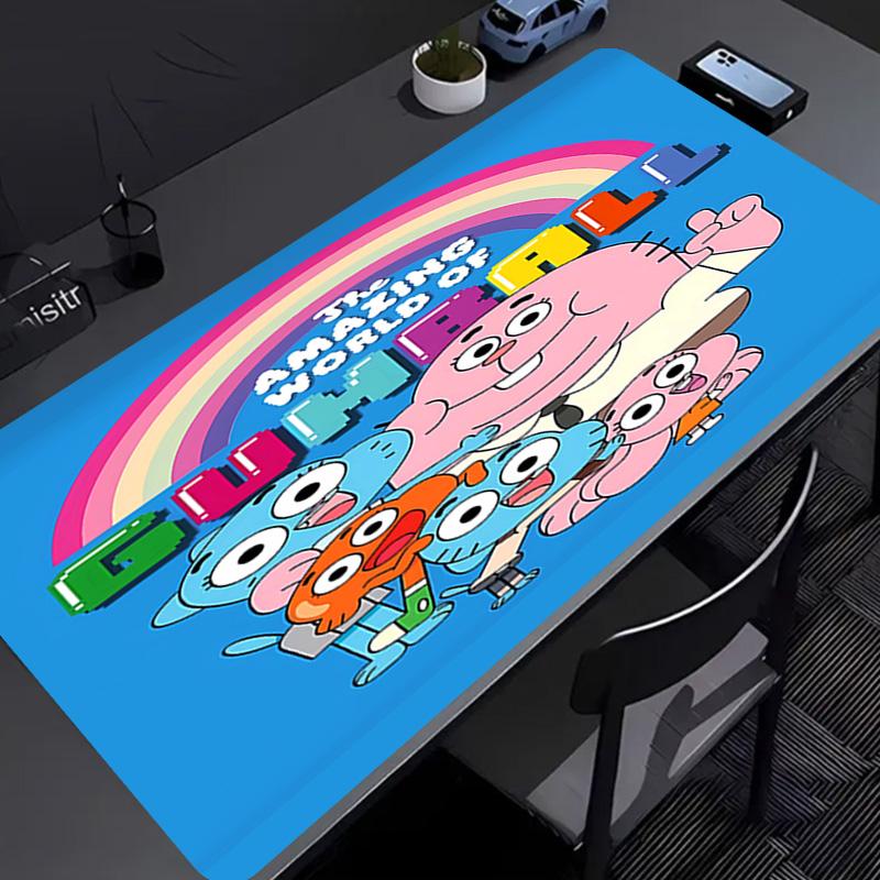 The Amazing World of Gumball1 Mouse Pad - Non-Slip Rubber Base, Smooth Surface for Work,Gaming,Office,And Home Use, Desk Mouse Pad