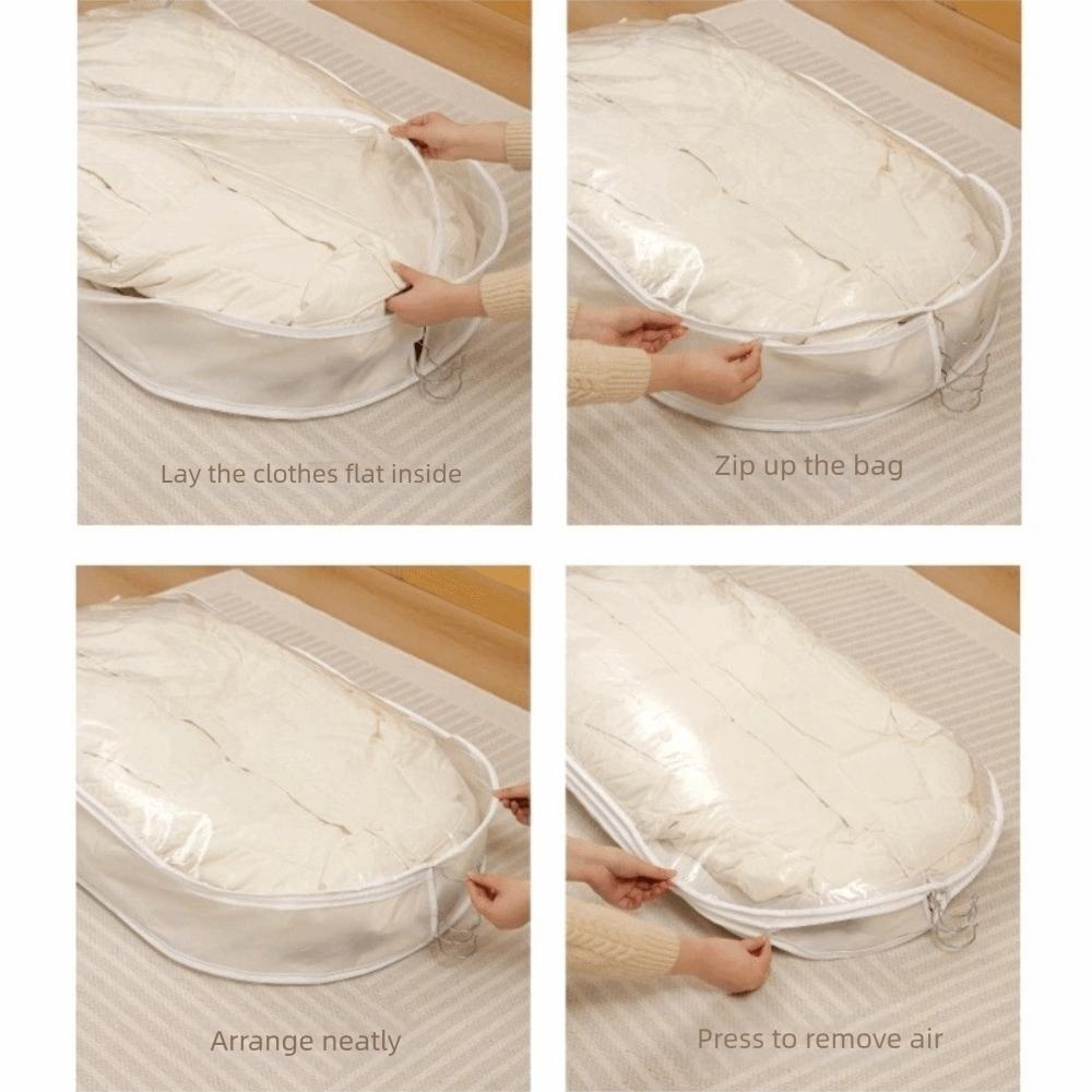 Reusable Down Jacket Storage Bag Waterproof Air Compression Bag Quality Garment Organizer  Wardrobe