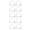 10Pcs Safety Coupler Pin with Anti Lost Chain 6 X 70mm Stainless Steel Shaft Locking Pin for ATV