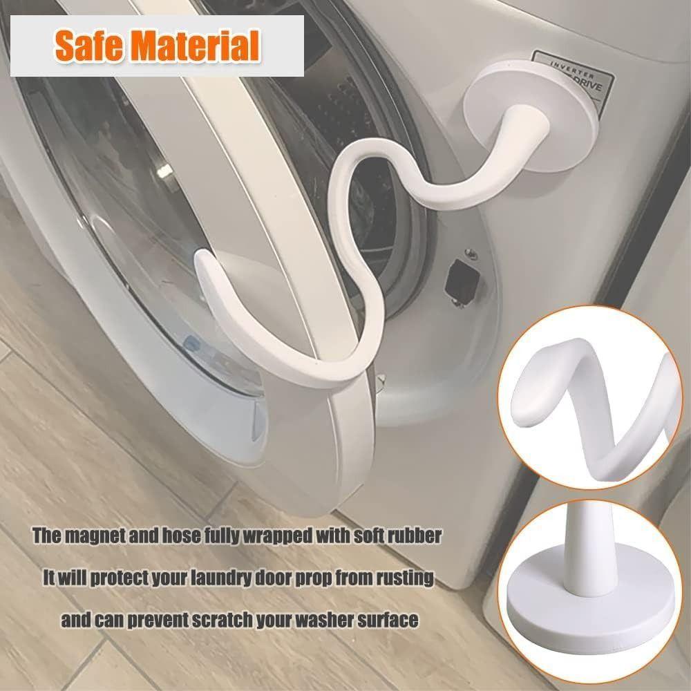 Magnet Base Magnetic Washer Door Prop-Stabilizer Flex Design Clothes Washer Stopper  Home