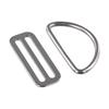 Belt Keeper D Ring Lightweight Portable Silver Stainless Steel