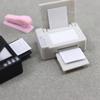 Birthday Gift Emulates Printer 1/12 Scale Office Scene Model Prop Dollhouse Miniature Stationery
