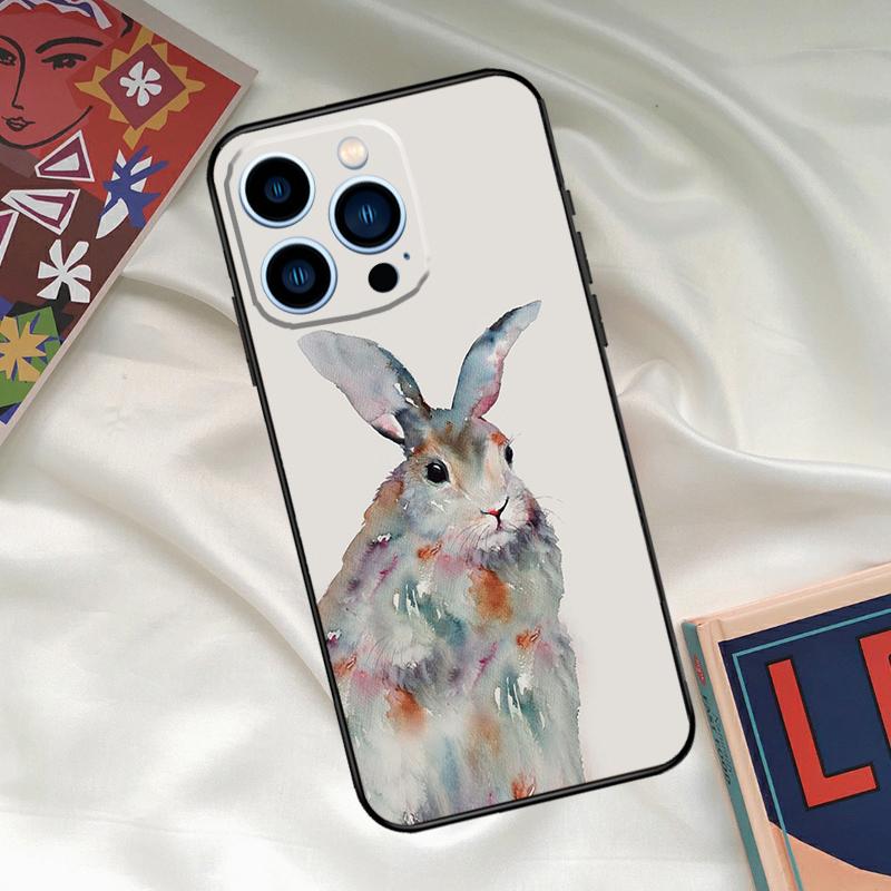 

Whale Bird Rabbit Phone Case For iPhone 16 15 14 13 12 11 17 Pro Max 15 16 Plus 12 Mini 16e 17 Air Funda Cover iPhone 13 Pro