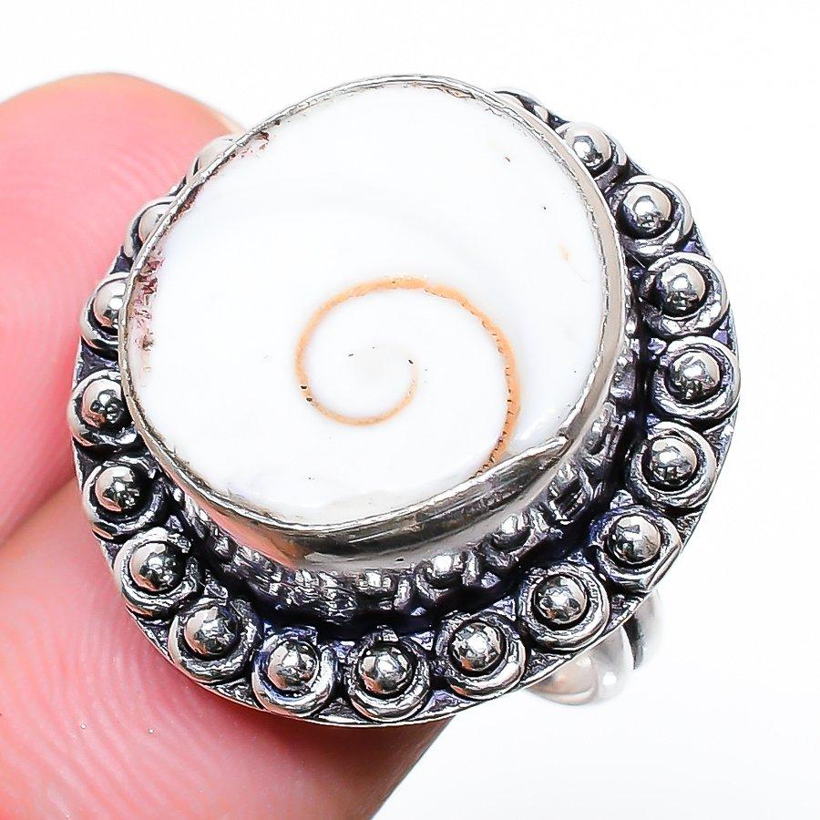 Shiva Eye Gemstone Handmade 925 Sterling Silver Jewelry Pendant 2.76"
