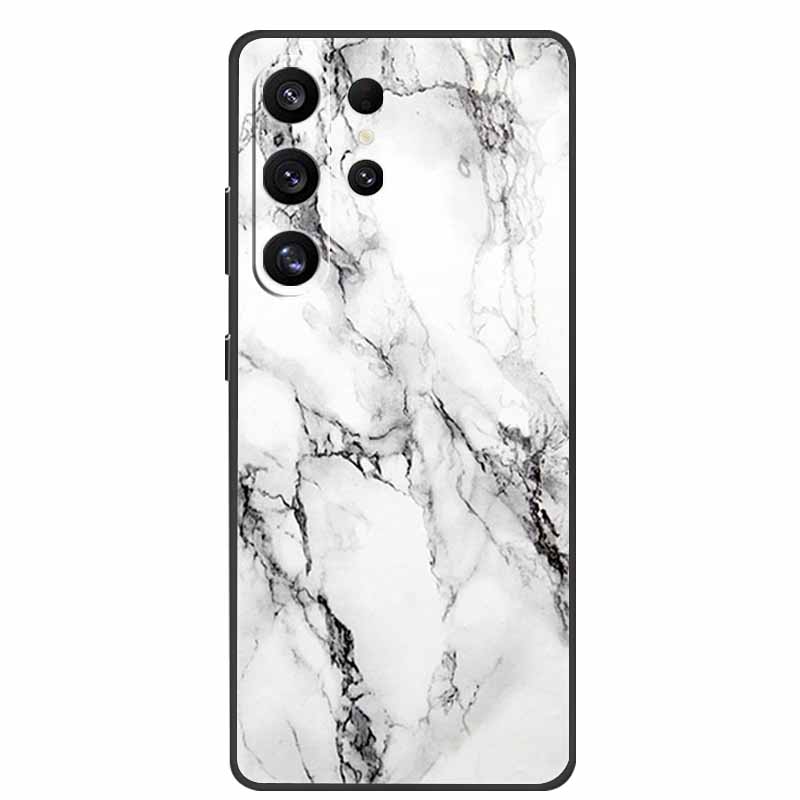 For Samsung Galaxy S26 Ultra Case Bumper Starry Sky Soft Silicone TPU Back Cover for Samsung S26 Ultra Phone Case Cute Cat Cover