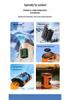 Portable High-Speed Waist-Hanging Fan with Digital Display for Outdoor and Camping
