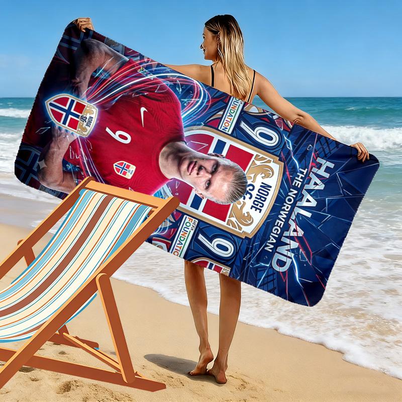 Spirit Norway'S Soccer Legacy Beach Towel Soft Portable For Travel Swim Seaside Outdoor Pool Towel Beach Towel Beach Outdoor Picnic Beach Mat