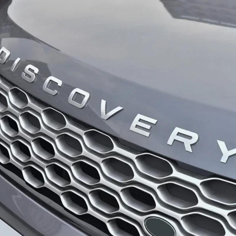 Per Discovery Sports Emblema Discovery 4 3 5 2 TD5 Accessori ABS 3D Cromo Lettere Auto Cofano Anteriore Logo Distintivo