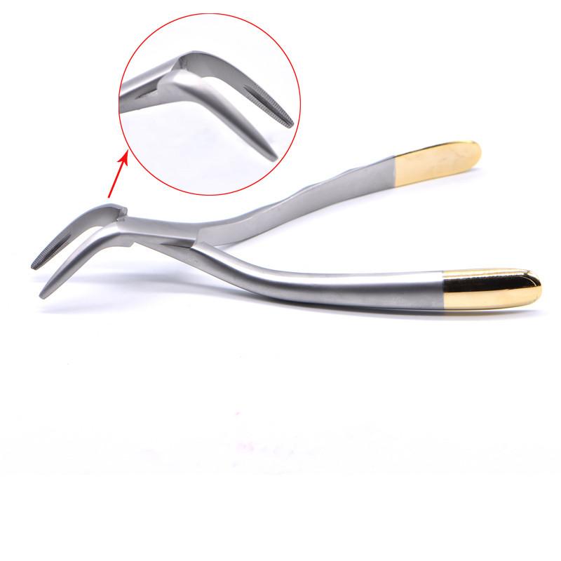 3pcs Dental Root Fragment Pliers Minimally Invasive Tooth Extraction Forceps Dentist Instrument Forcep Curved Maxillary Mandibular